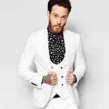 New Arrival One Button Groomsmen Peak Lapel Groom Tuxedos Men Suits Wedding/Prom Best Blazer ( Jacket+Pants+Vest+Tie)A94